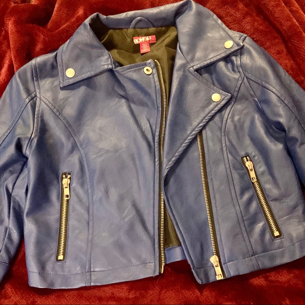 Bingo Girls kids faux leather jacket
